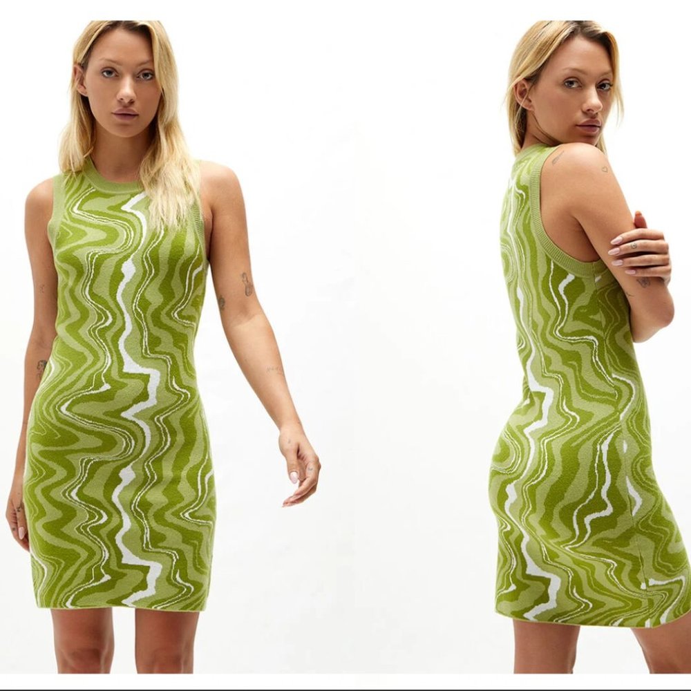 LA Hearts High Neck Sweater Dress